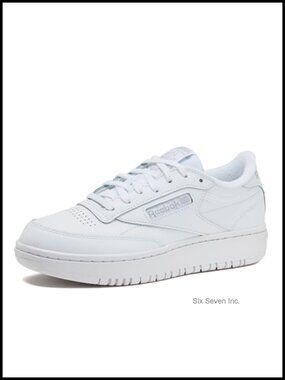 Club C Double Revenge Platform Sneakers Leather Upper Tennis Shoes